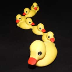 Articulated Toy Ducks in a Row - Top