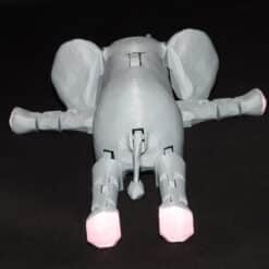 Articulated Toy Elephant - Top Back