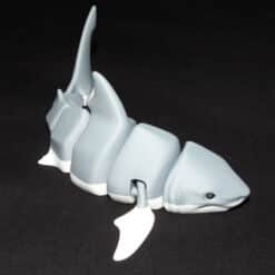 Articulated Toy Great White Shark - Top