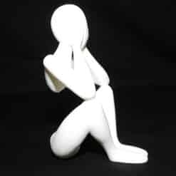 Celestial Resonance Abstract Human Sculpture - Smooth - Right
