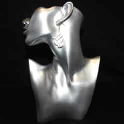 Easter Dove Matte PLA 3D Printed Earrings - Head