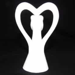 Love's Embrace Minimalist Statue - Back
