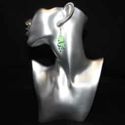 Lucky St. Patrick's Day Matte PLA 3D Printed Earrings - Head