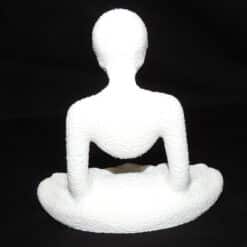 Monk Minimalist Meditation Sculpture