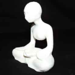 Monk Minimalist Meditation Sculpture