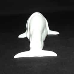 Articulated Toy Beluga Whale - Back