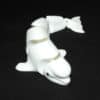 Articulated Toy Beluga Whale - Top