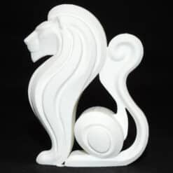 Artistic Lion Sculpture - Left