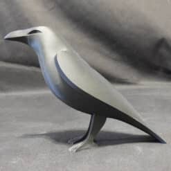 Black Crow Sculpture - Left