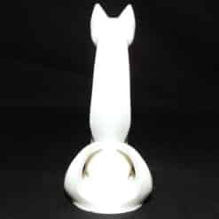 Cat Sitting Minimalist Sculpture - Back