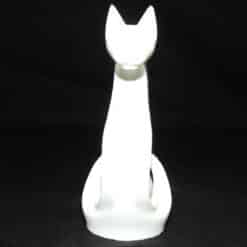 Cat Sitting Minimalist Sculpture - Front