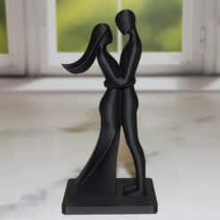 Connected Couple Minimalist Sculpture - Back