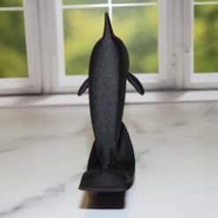 Dolphin Modern Sculpture - Back