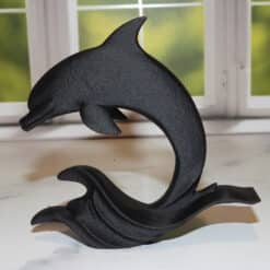 Dolphin Modern Sculpture - Left