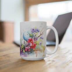 Easter Bird 15oz Mug - Lifestyle