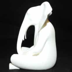Elephant Zen Yoga Sculpture - Left