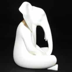 Elephant Zen Yoga Sculpture - Right