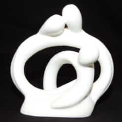 Eternal Embrace Minimalist Sculpture - Front