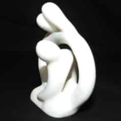 Eternal Embrace Minimalist Sculpture - Left