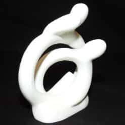 Eternal Embrace Minimalist Sculpture - Right