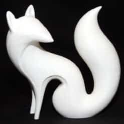 Fox Minimalist Sculpture - Front