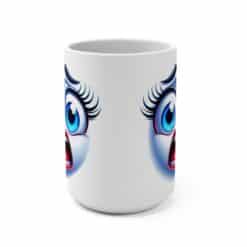 Funny Face Shock 15oz Mug - Front