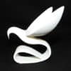 Graceful Minimalist Bird Sculpture - Left