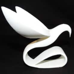 Graceful Minimalist Bird Sculpture - Right