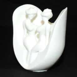 Harmonious Duality Minimalist Sculpture - Left