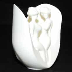 Harmonious Duality Minimalist Sculpture - Right