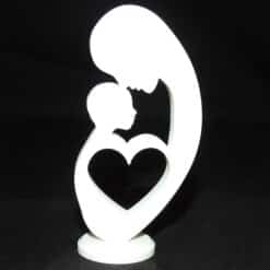 Heart of Connection Boy Sculpture - Back