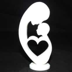 Heart of Connection Boy Sculpture - Front