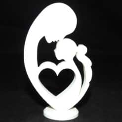 Heart of Connection Girl Sculpture - Front