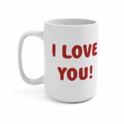 Highland Cow _I LOVE YOU_ 15oz Mug - Left