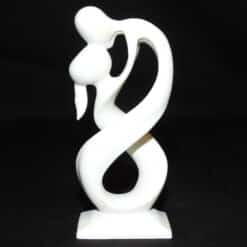Kiss in Love Minimalist Sculpture - Back