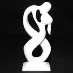 Kiss in Love Minimalist Sculpture - Front