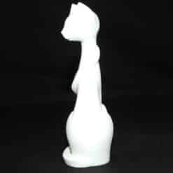 Minimalist Ethereal Cat Sculpture - Left
