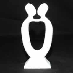 Minimalist Loving Hug Sculpture - Back