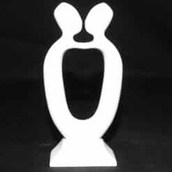 Minimalist Loving Hug Sculpture - Front