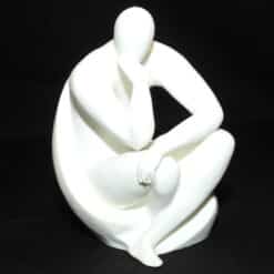 Minimalist Thinker Abstract Sculpture - Front