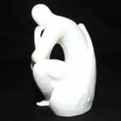 Minimalist Thinker Abstract Sculpture - Left