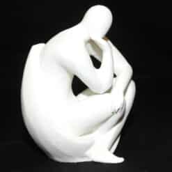 Minimalist Thinker Abstract Sculpture - Right
