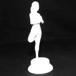Minimalist Yoga Woman Statue - Right