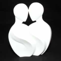 Minimalistic Couple Sculpture - Back