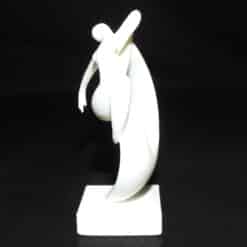 Minimalistic Dancing Abstract Figure Sculpture - Left