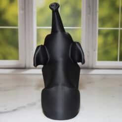 Modern Sitting Elephant Sculpture - Back