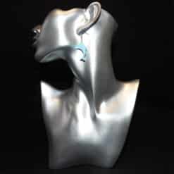 Ocean Whisper Dolphin Matte PLA 3D Printed Earrings - Head