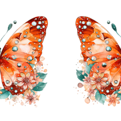 Orange Butterflies 15oz Mug - Pic