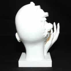 Shattered Serenity Sculpture - Back