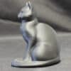 Sitting Black Cat Sculpture - Left